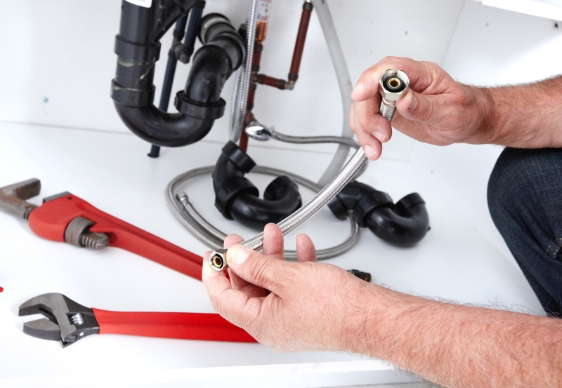 Toilet repair being carried out in Peckham